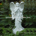 Beautiful hand carved stone small lovely little angel figurines stone statue for decor